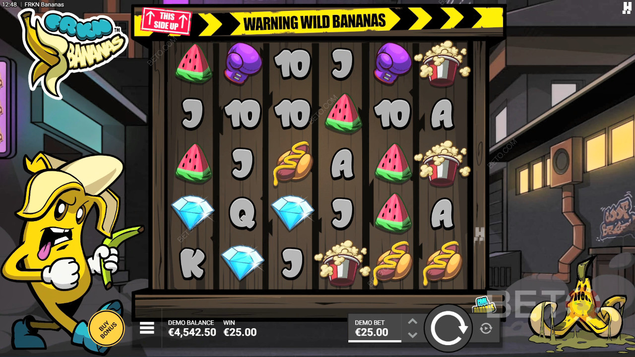如何扮演Hacksaw Gaming的 FRKN Bananas