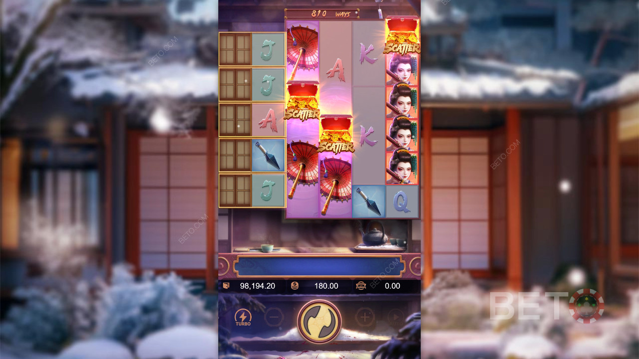 如何玩PG Soft 《藝伎的復仇》