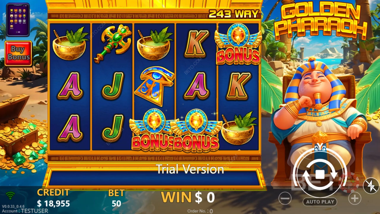 BETO Slots 的 Golden Pharaoh 評論