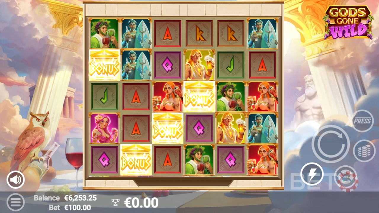 BETO Slots 對 Gods Gone Wild 的評論
