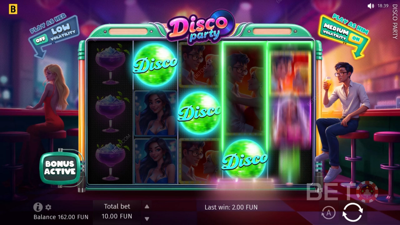 BETO Slots 的迪斯可派對評論