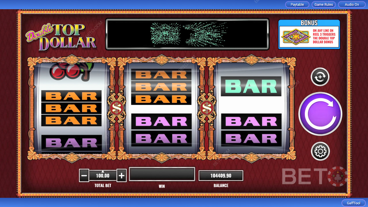 BETO Slots 的 Double Top Dollar 評論