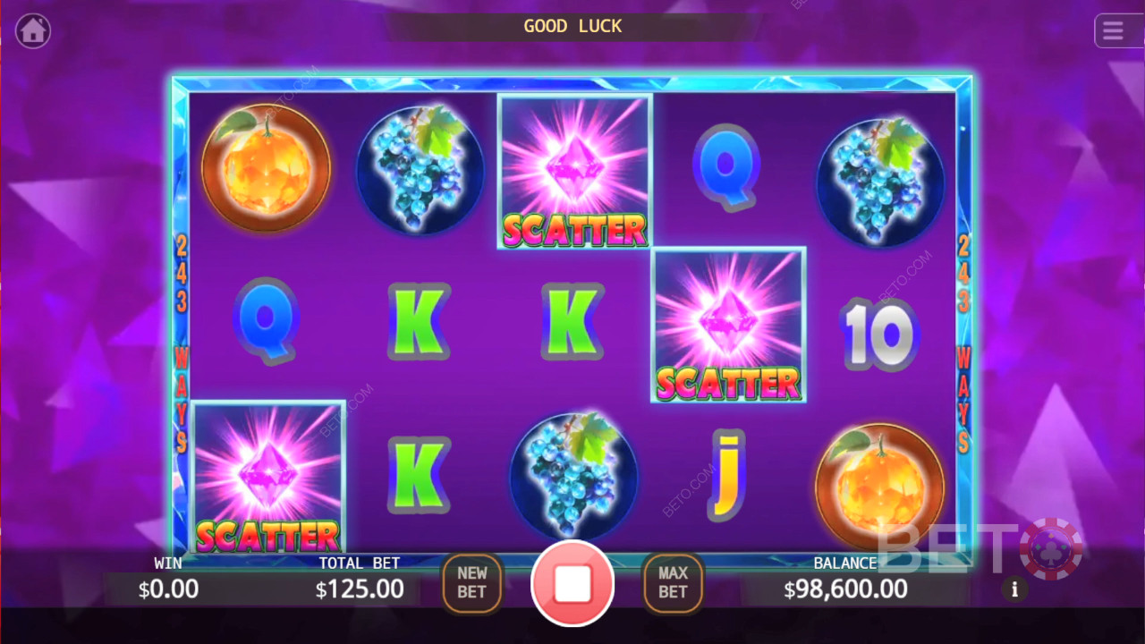 BETO Slots 的 Crystal Fruits 評論