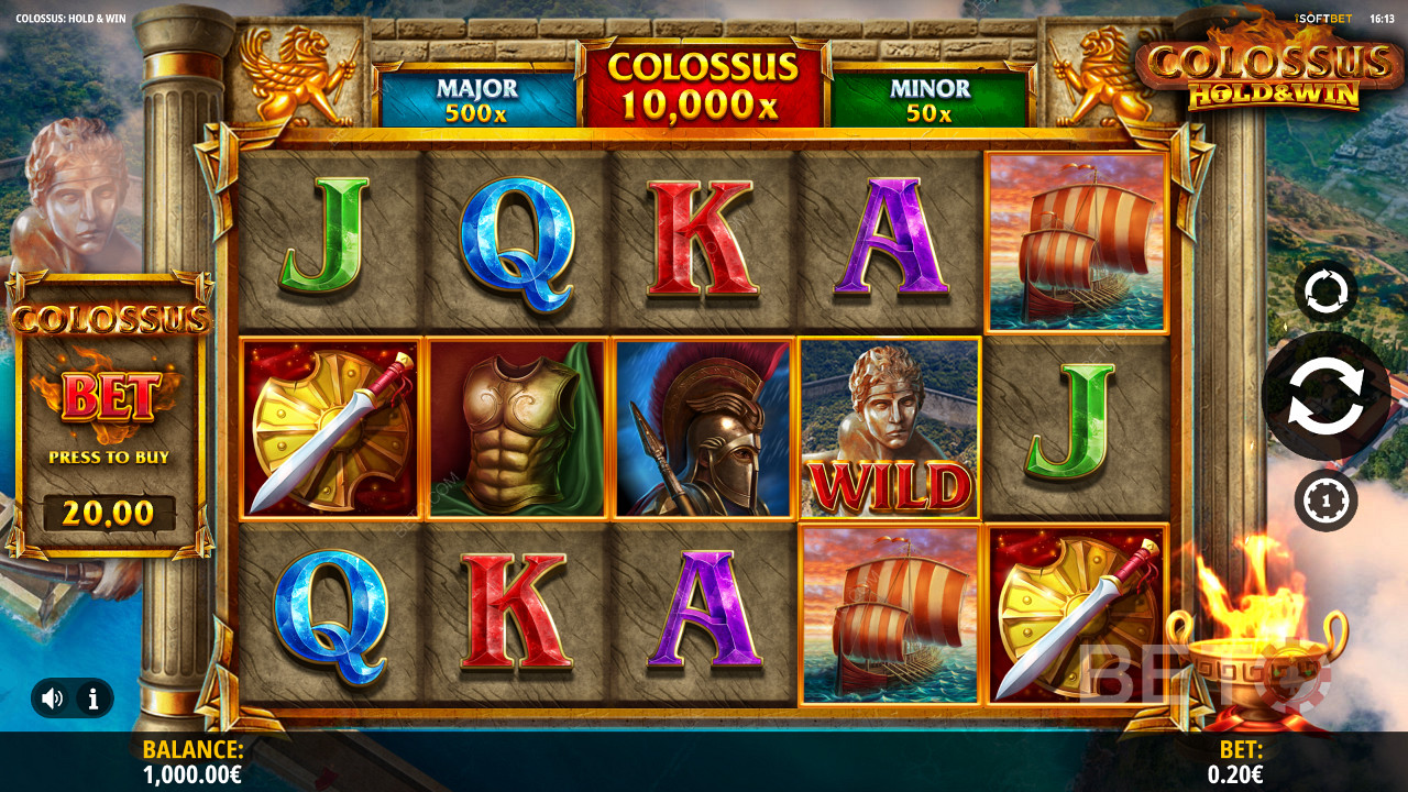 Chase Jackpots 價值高達您在 Colossus 中的股份的 10,000 倍：持有並贏取老虎機