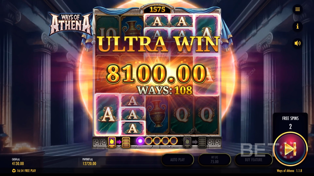 BETO Slots 的《雅典娜之道》評論