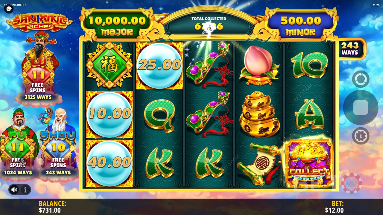BETO Slots 的 San Xing Riches 評論