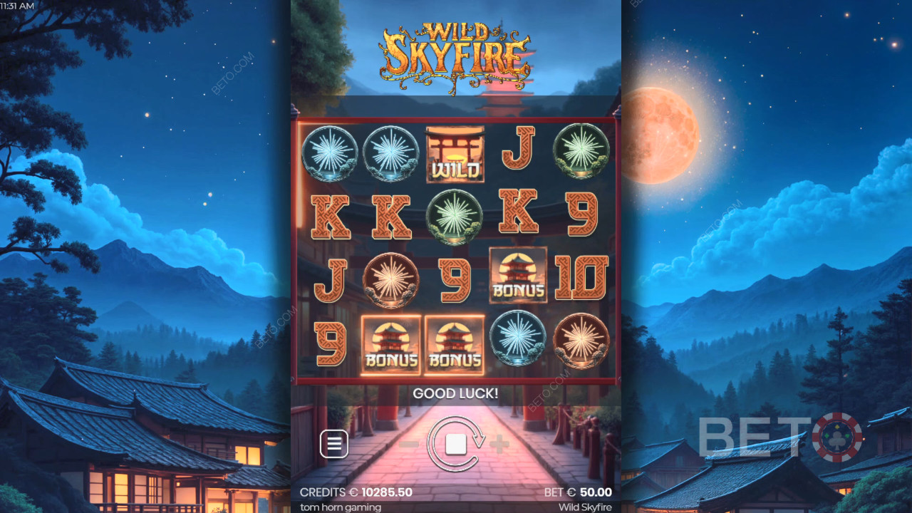 BETO Slots 的 Wild Skyfire 評論