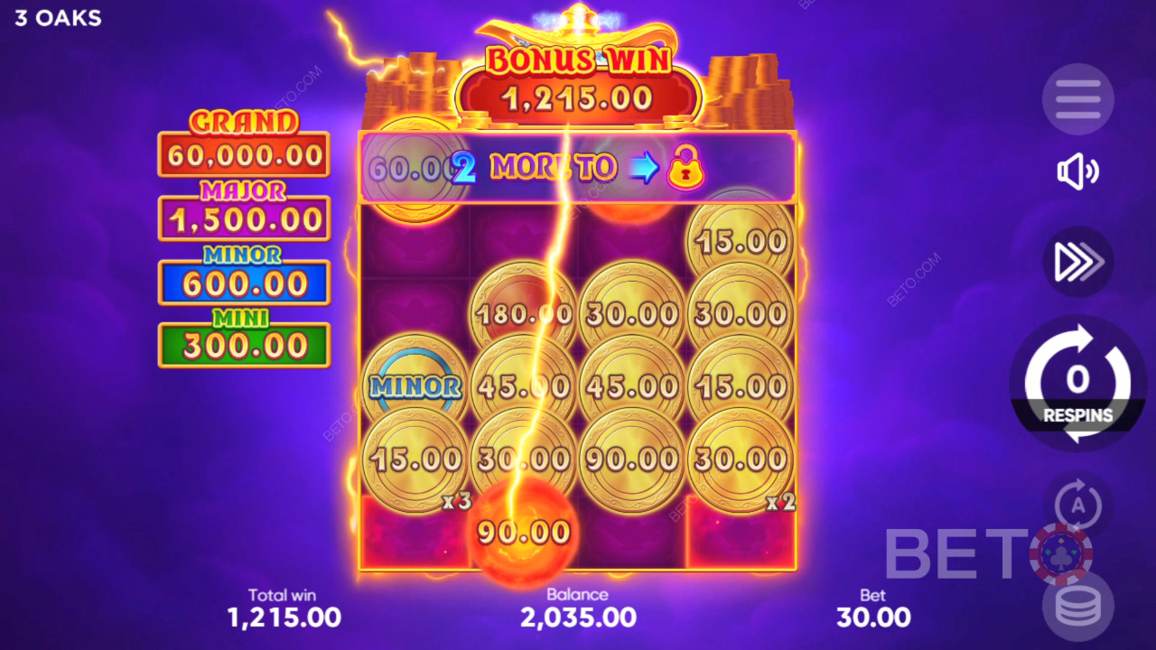 3 Oaks Gaming 的 Coin Lamp 獎勵功能詳解