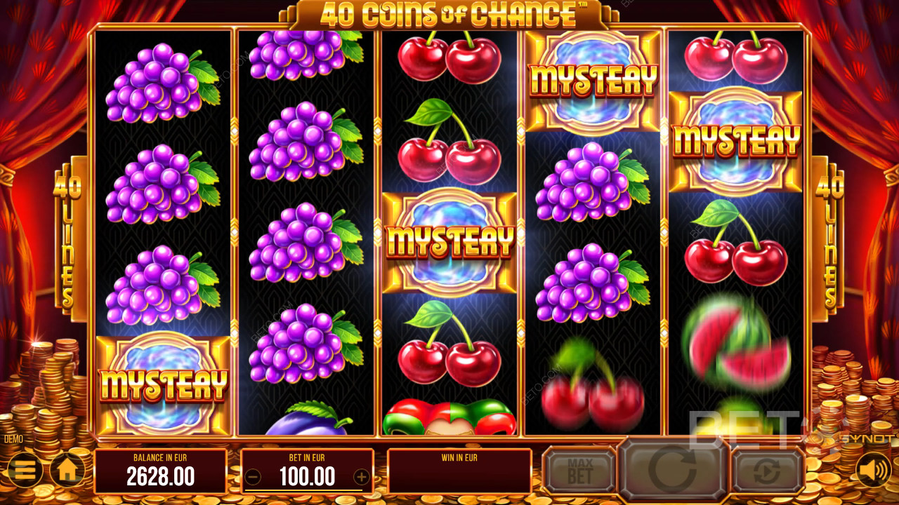 BETO Slots 的 40 Coins of Chance 評論