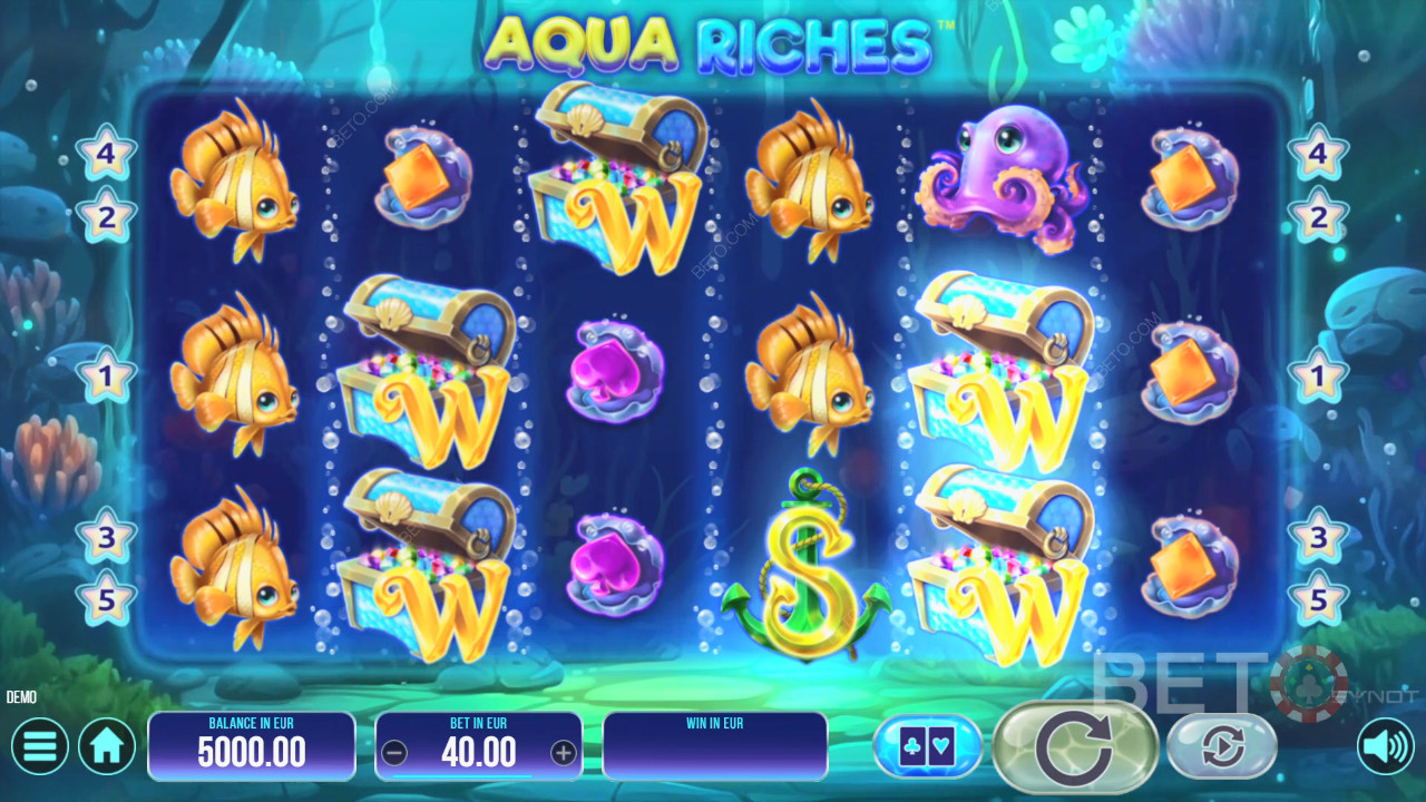 BETO Slots 的 Aqua Riches 評論