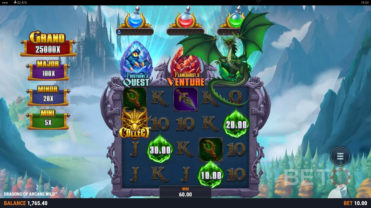 BETO Slots 的《Dragons of Arcane Wild》評論