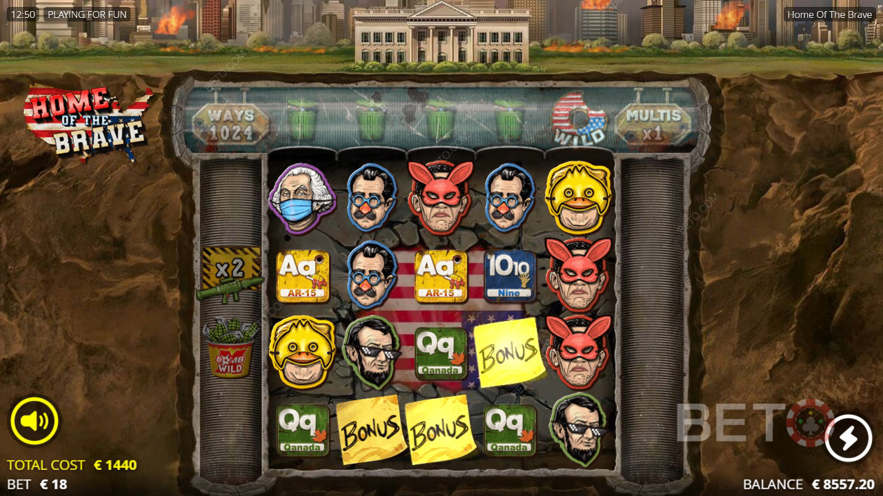 BETO Slots 的《勇敢者之家》評論