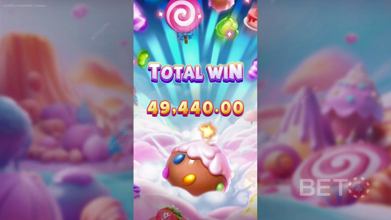 在 Pop Pop Candy 1000 線上老虎機中贏取 25,000 倍賭注！