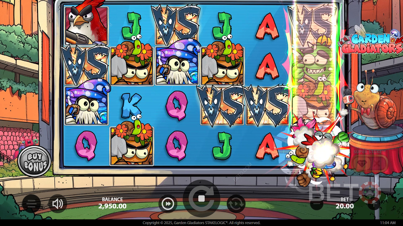 BETO Slots 的 Garden Gladiators 評論
