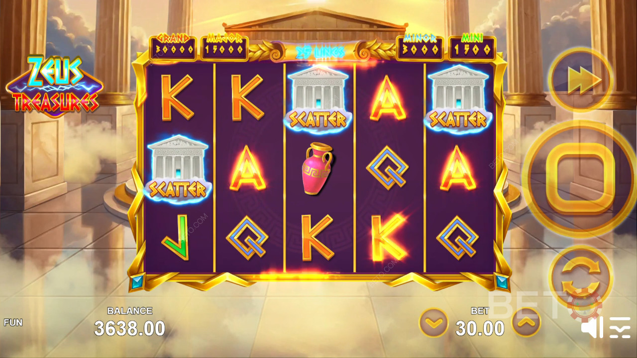 BETO Slots 評測：宙斯寶藏