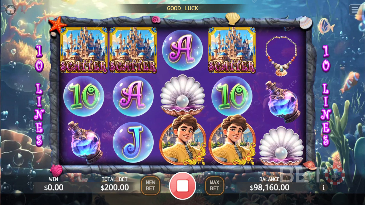BETO Slots 的《美人魚公主》評論