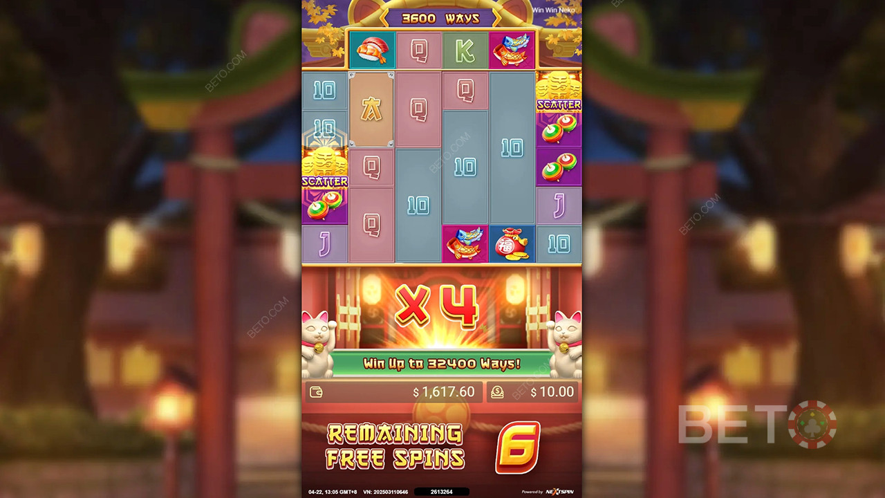 Nextspin 推出的 Win Win Neko 獎勵功能詳解