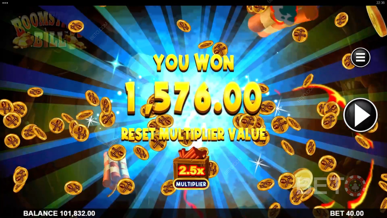 在Boomstick Bill老虎機遊戲中贏取5000倍投注額！