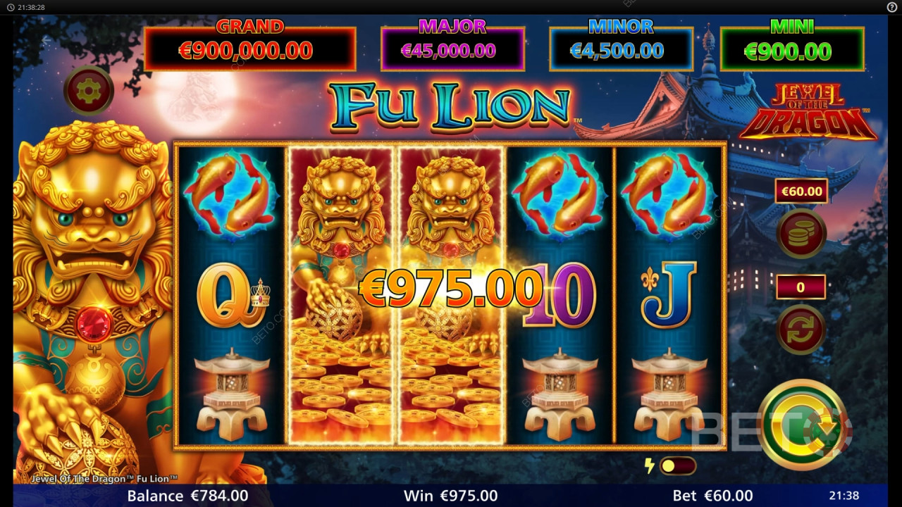 BETO Slots 評測：龍福獅之寶