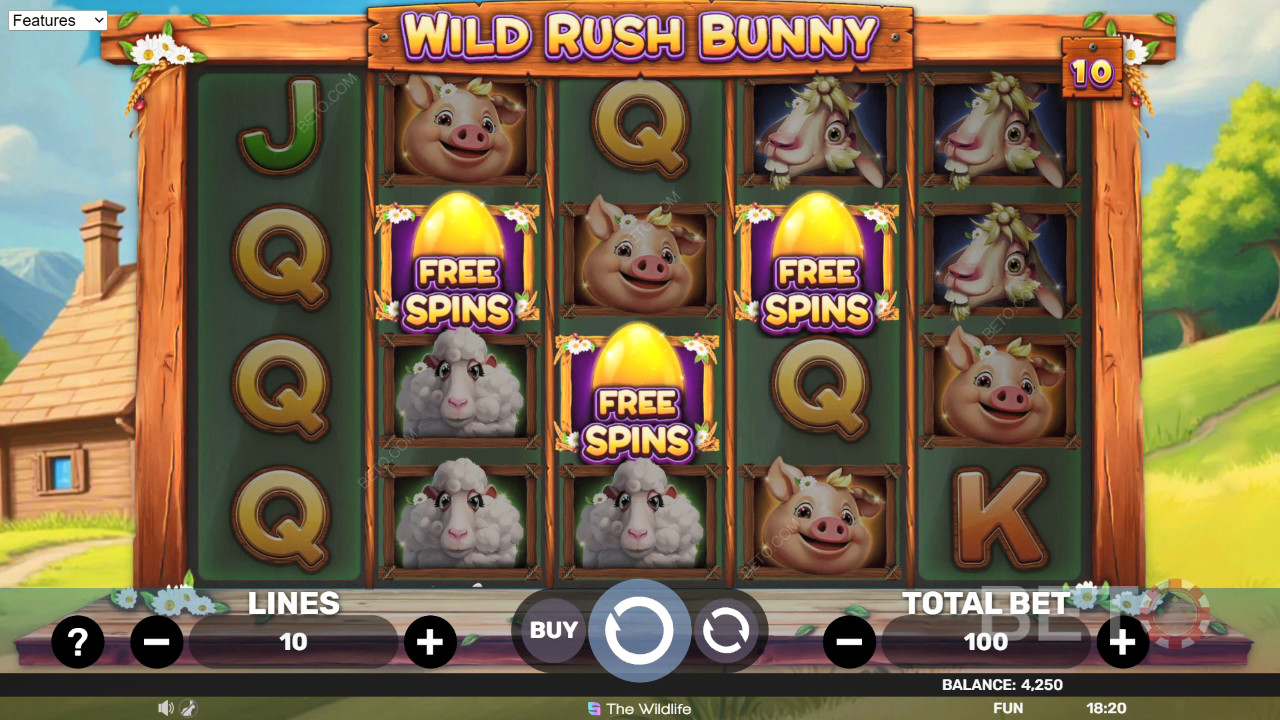 BETO Slots 評測：Wild Rush Bunny