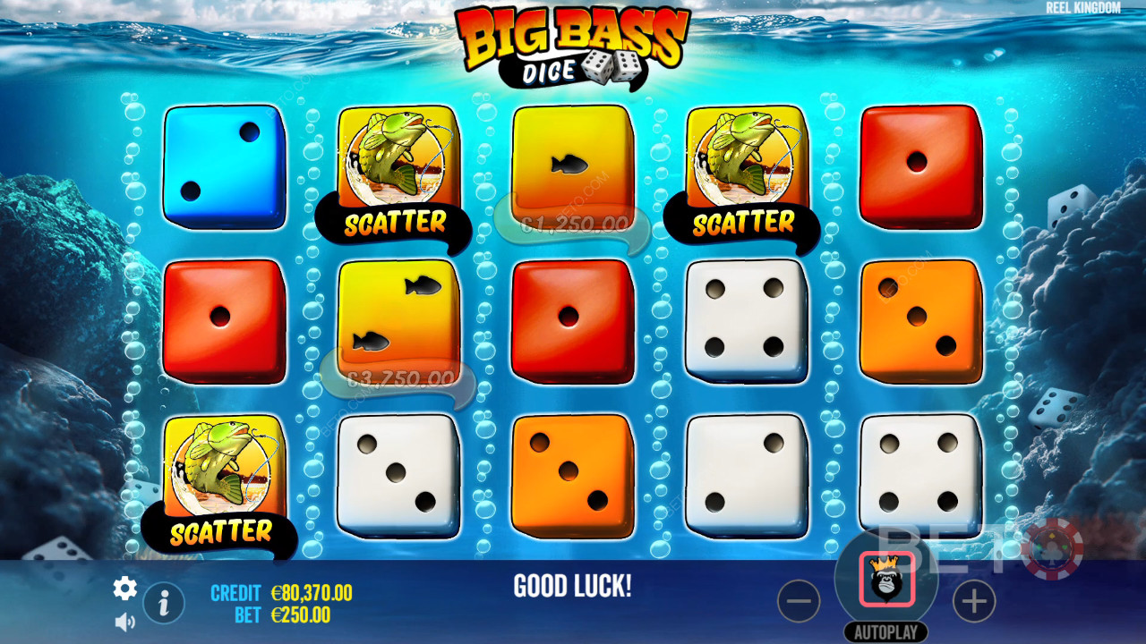 BETO Slots 評論 Big Bass Dice
