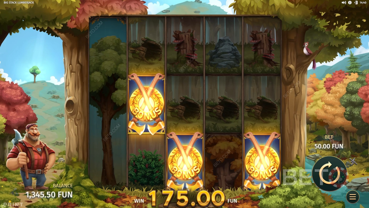 BETO Slots 評測：Big Stack Lumberjack