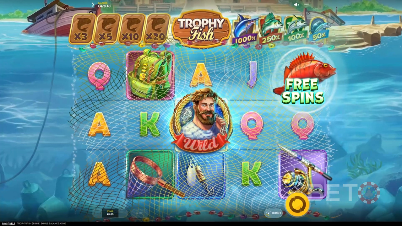 BETO Slots 的 Trophy Fish 評論