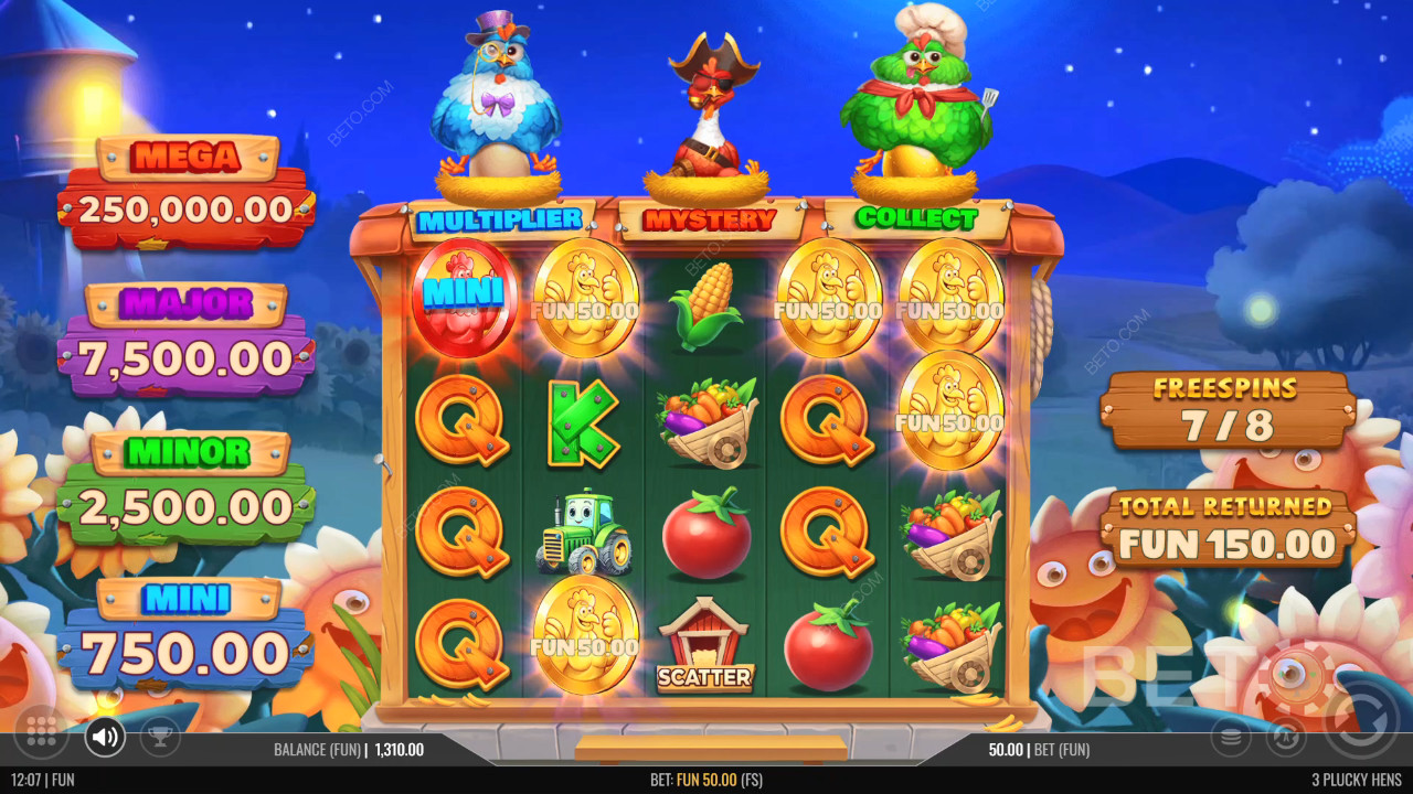 BETO Slots 評測《3 Plucky Hens》