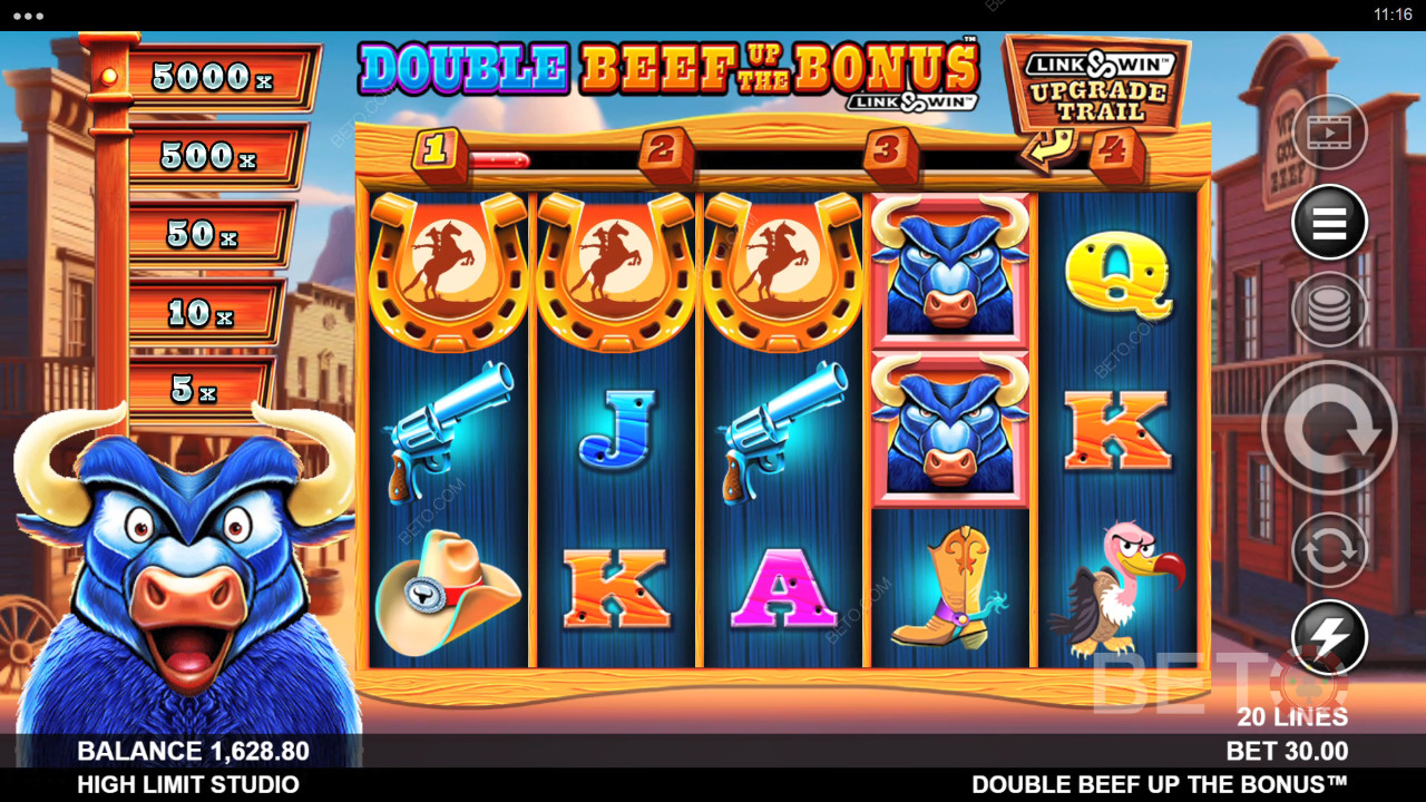BETO Slots 的 Double Beef Up The Bonus 評測