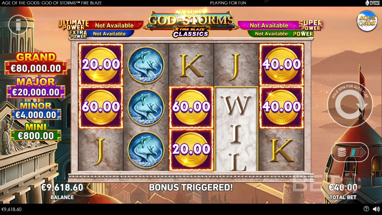 BETO Slots 評測：眾神時代：風暴之神之火