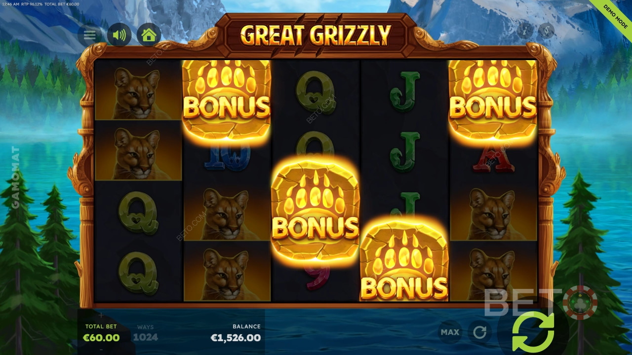 BETO Slots 評測：Great Grizzly