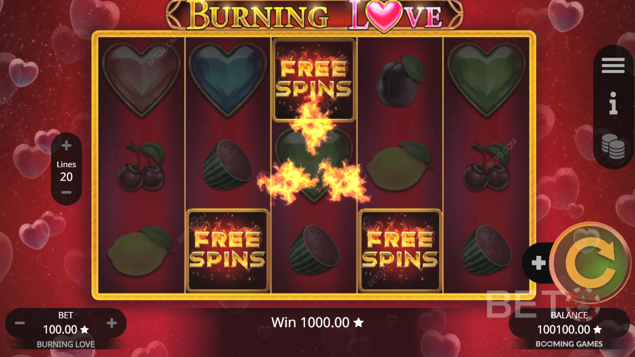 BETO Slots 評測《Burning Love》