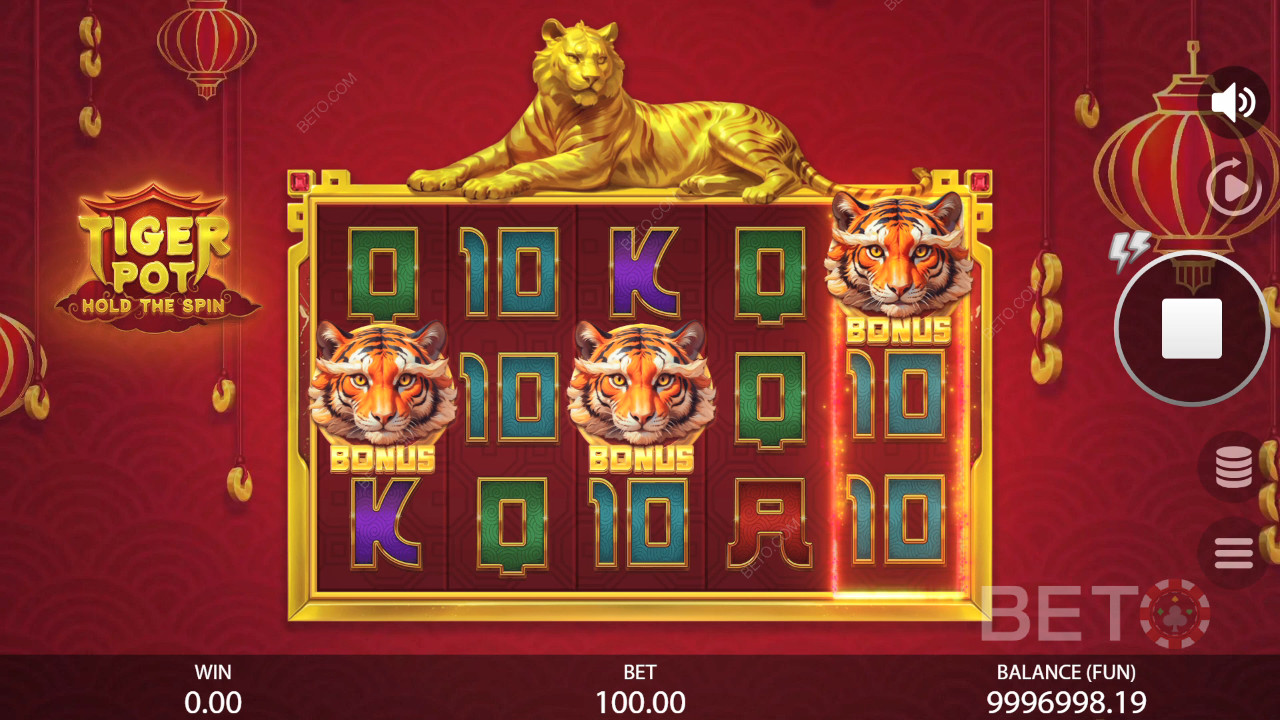 BETO Slots 評測：老虎鍋：Hold The Spin