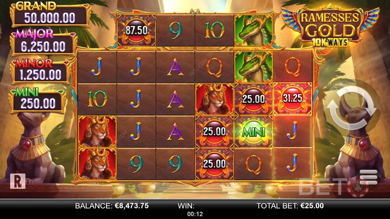 BETO Slots 評測 Ramsesses Gold 10K Ways