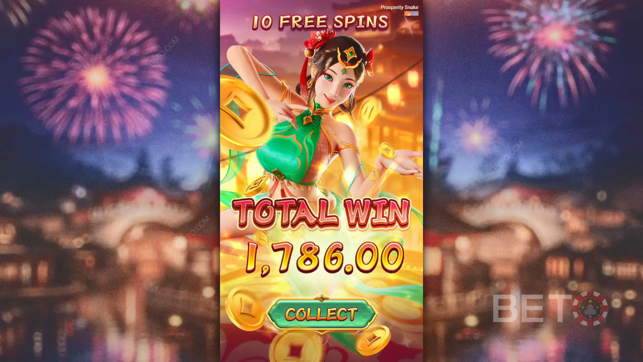 在 Prosperity Snake Slot 中贏取 5,000 倍賭注！