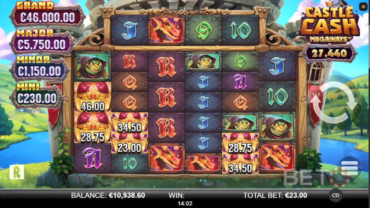 BETO Slots 評測 Castle Cash Megaways