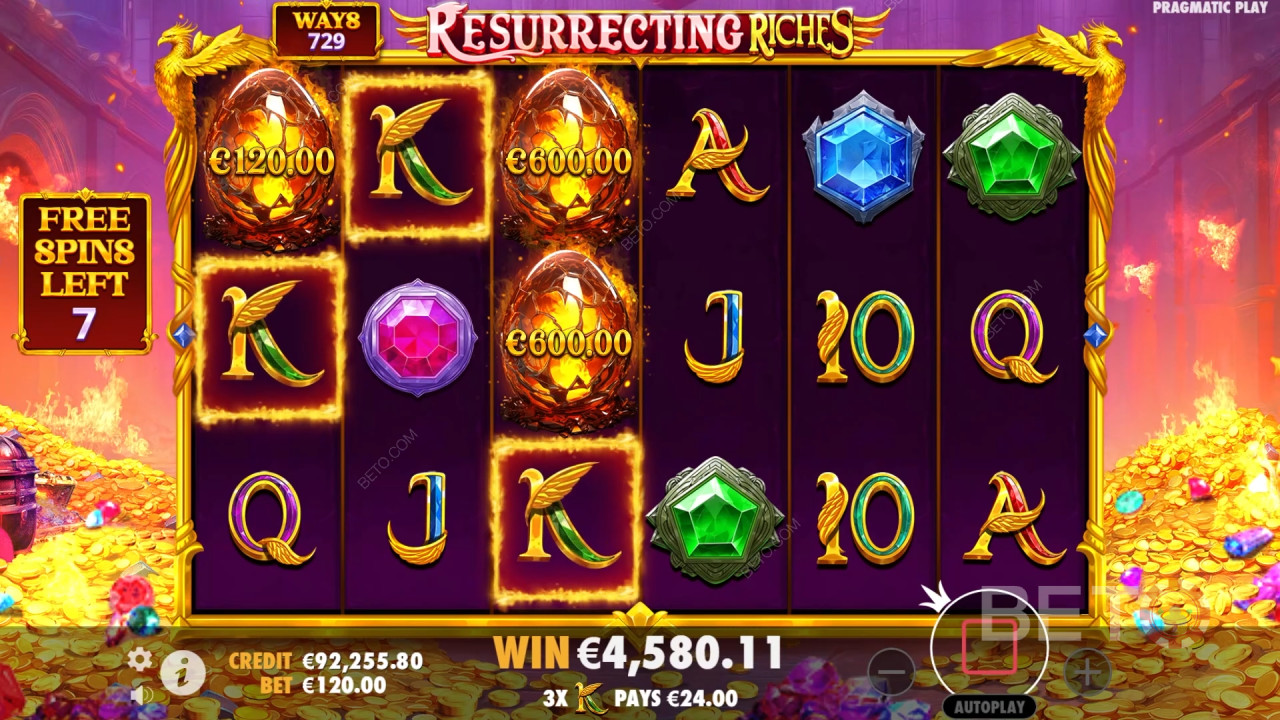 Pragmatic Play的《Resurrewing Riches》遊戲的獎勵功能詳解