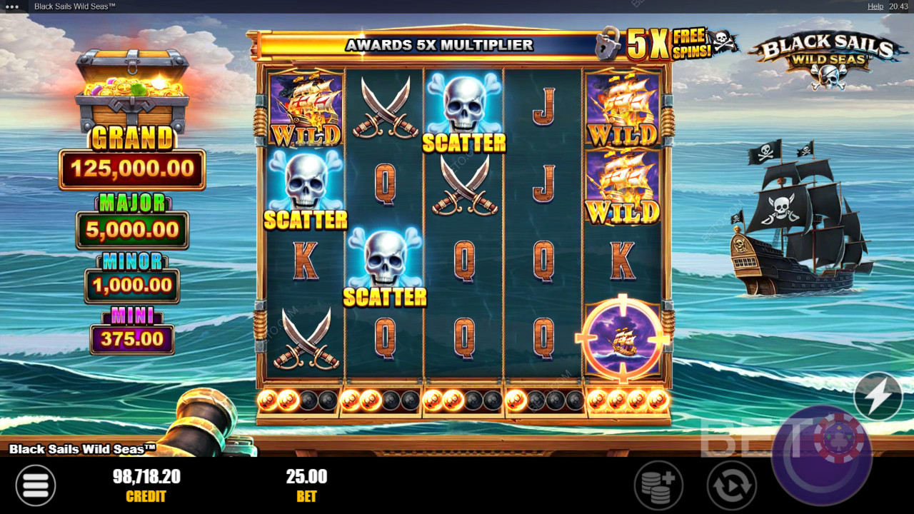 BETO Slots 評論《黑帆Wild Seas