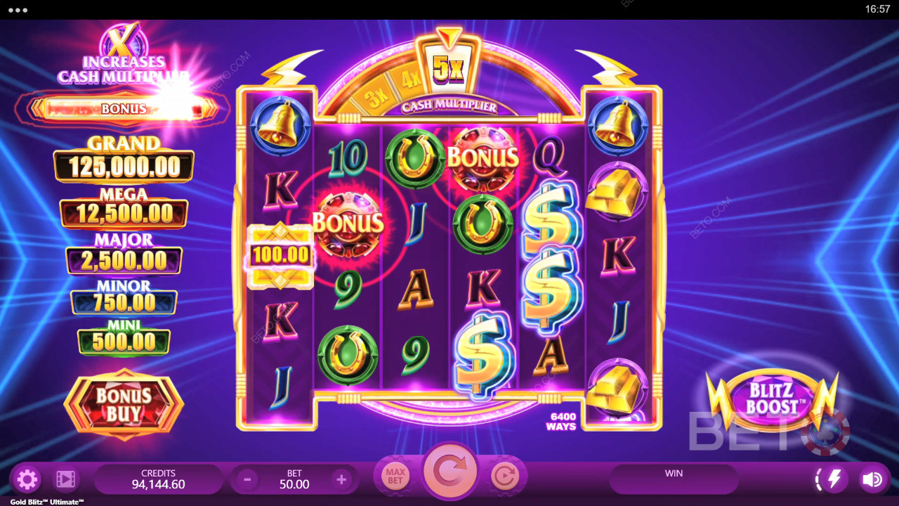 Fortune Factory Studios出品的《Gold Blitz Ultimate》獎勵功能詳解
