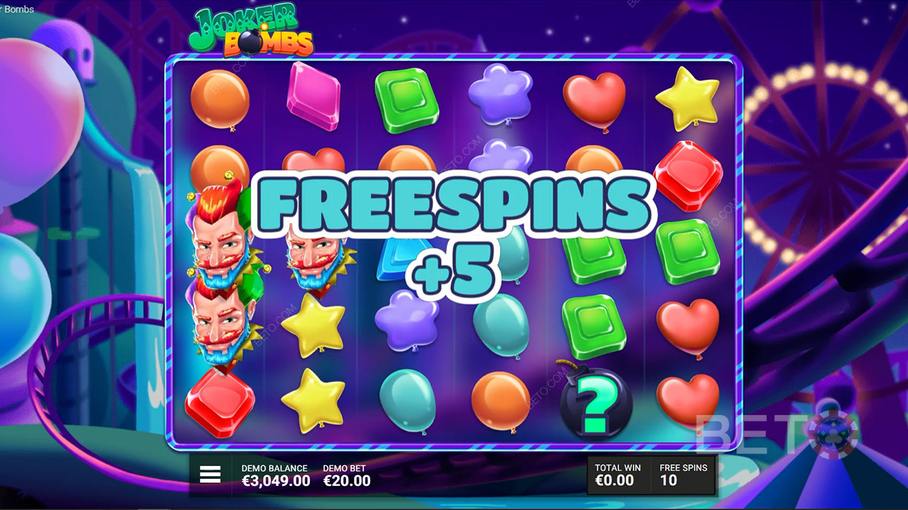 L和三個 Free F符號可觸發五次額外的 Free F