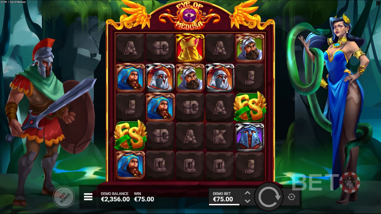 如何玩Hacksaw Gaming的《美杜莎之眼》