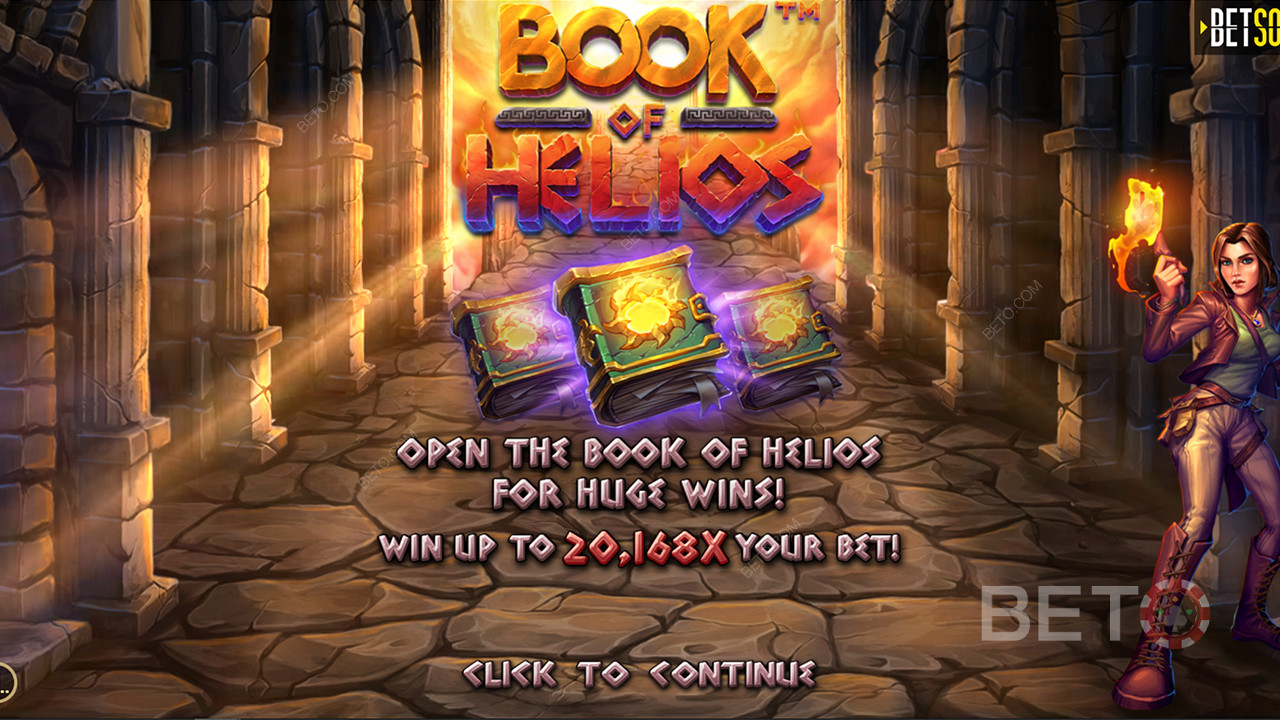 在 Book of Helios 插槽中贏取超過 20,000 倍的本金