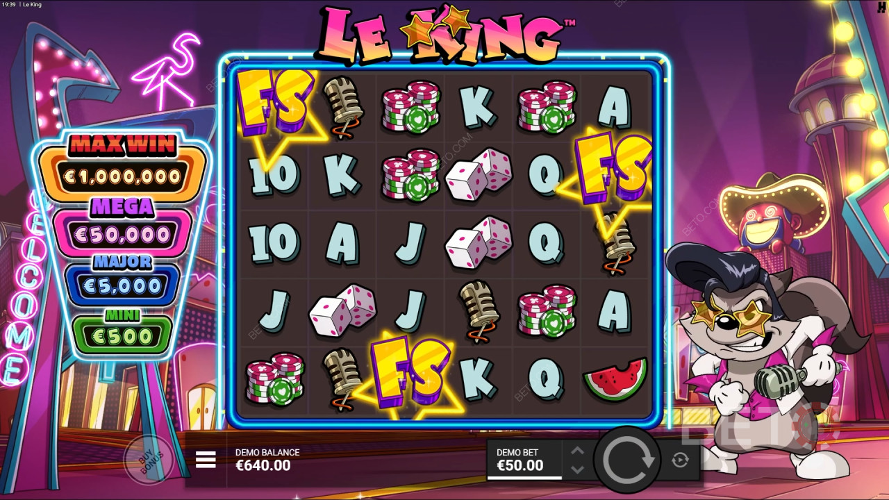 如何玩Hacksaw Gaming的《Le King》