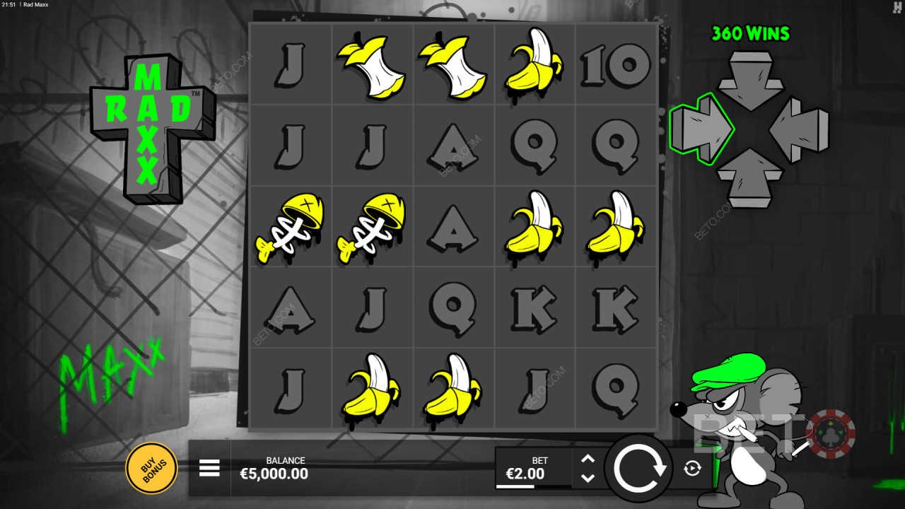 如何玩Hacksaw Gaming的 Rad Maxx