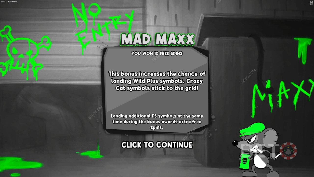 Hacksaw Gaming出品的 Rad Maxx 中的獎勵功能詳解