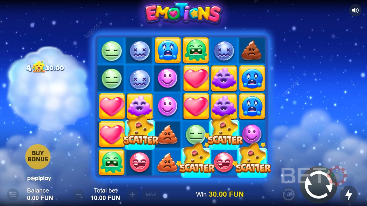 Popiplay 的《Emotions》中的獎勵功能詳解