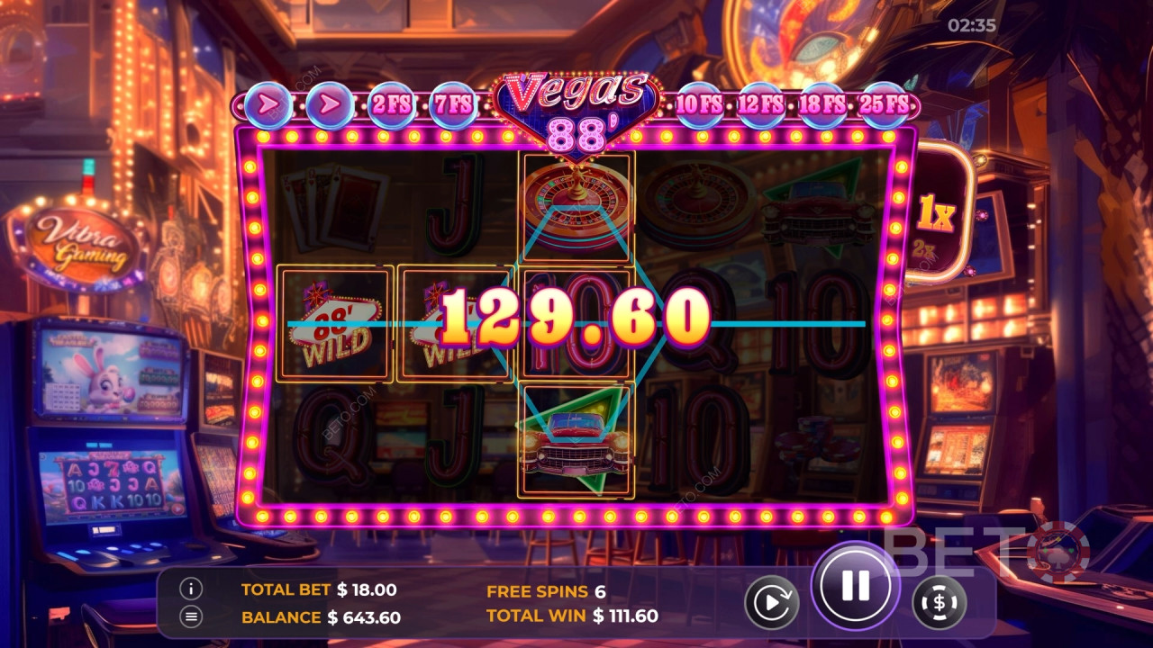 如何玩Vibra Gaming的Vegas 88？