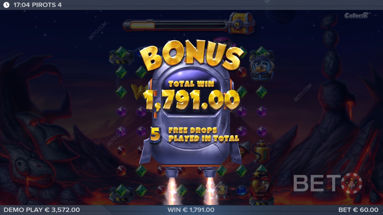 在 Pirots 4 老虎機遊戲中贏取 10,000 倍投注額！