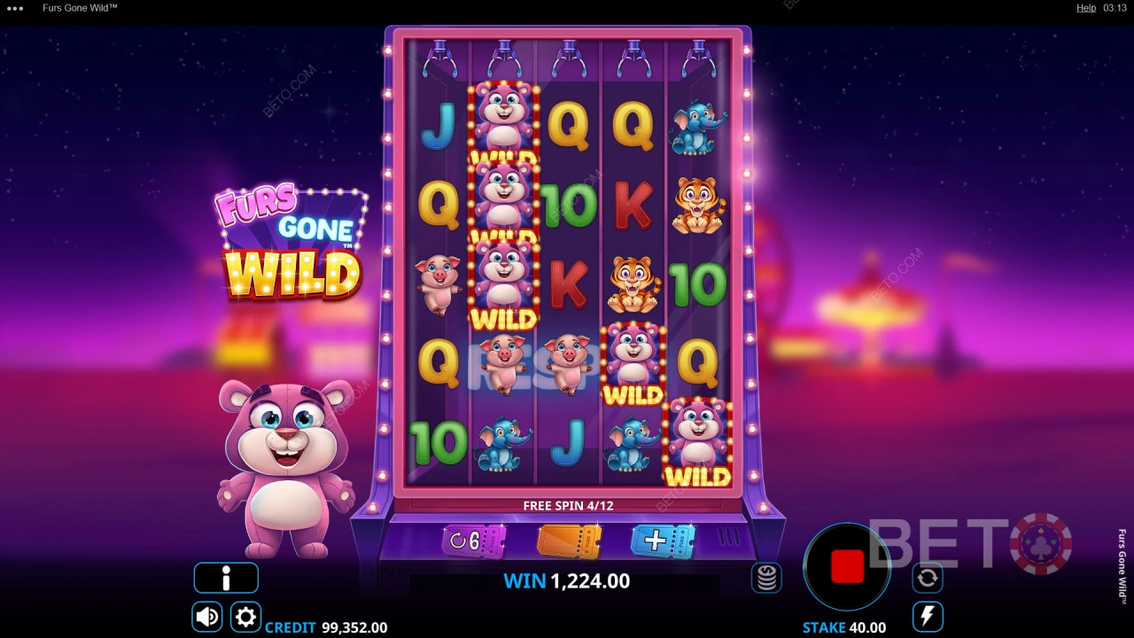 Furs Gone Wild 評測（BETO Slots）