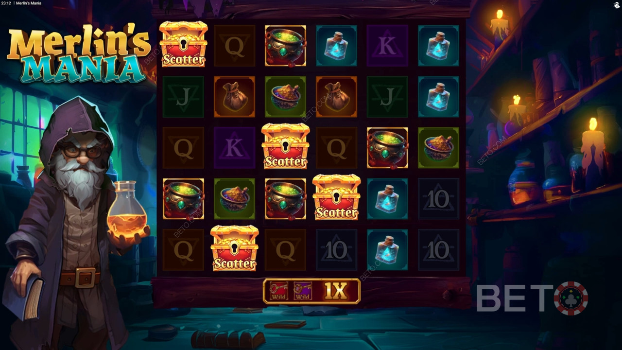 如何玩 Bullshark Games 的《梅林的狂熱》